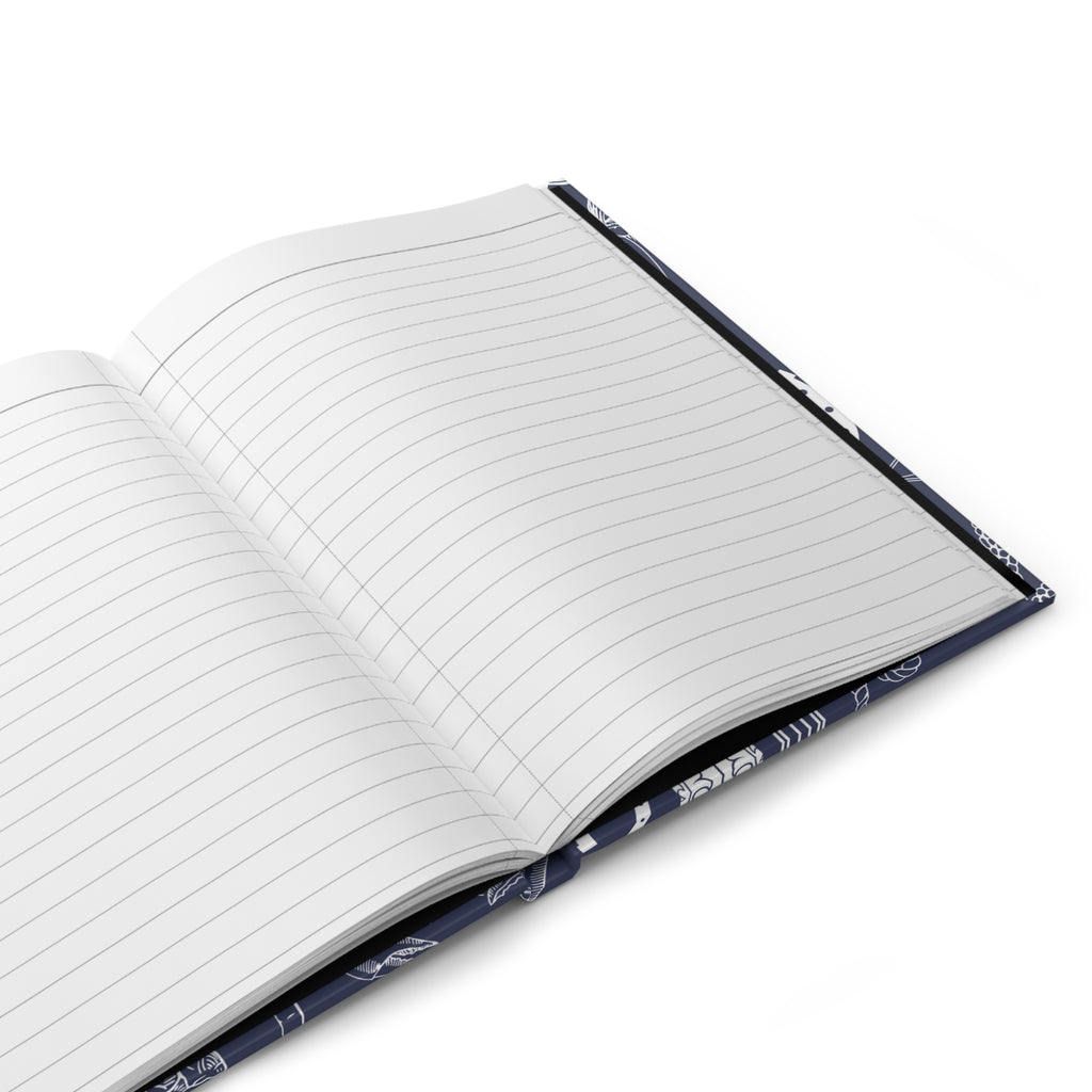 Navy Coastal Cowgirl Hardcover Journal