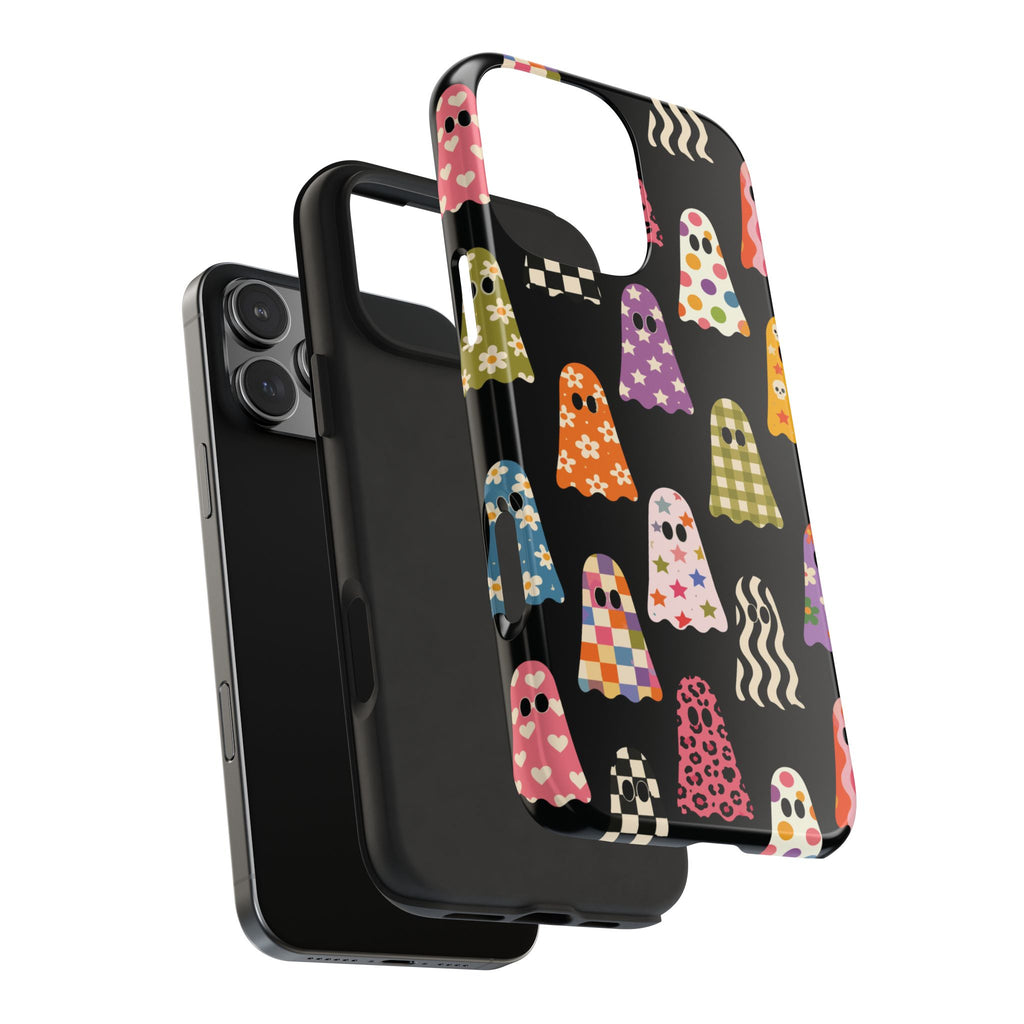 Funky Ghosts Tough iPhone Case