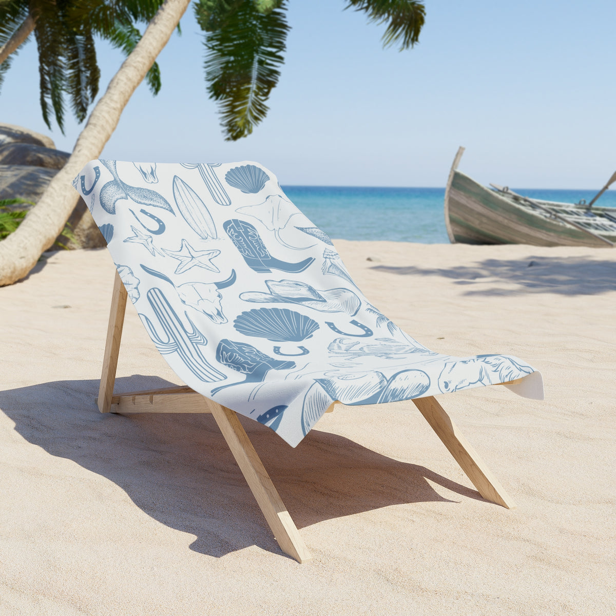 Coastal Cowgirl Beach Towel