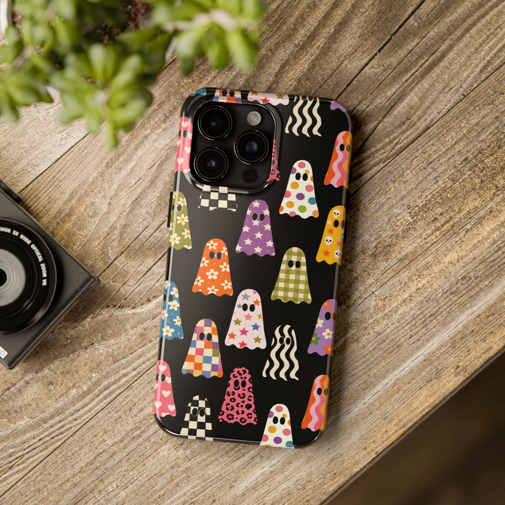 Funky Ghosts Tough iPhone Case
