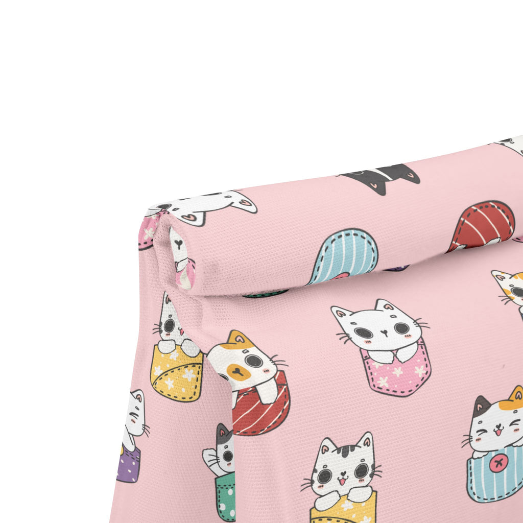 Cute Pocket Cats Lunch Bag