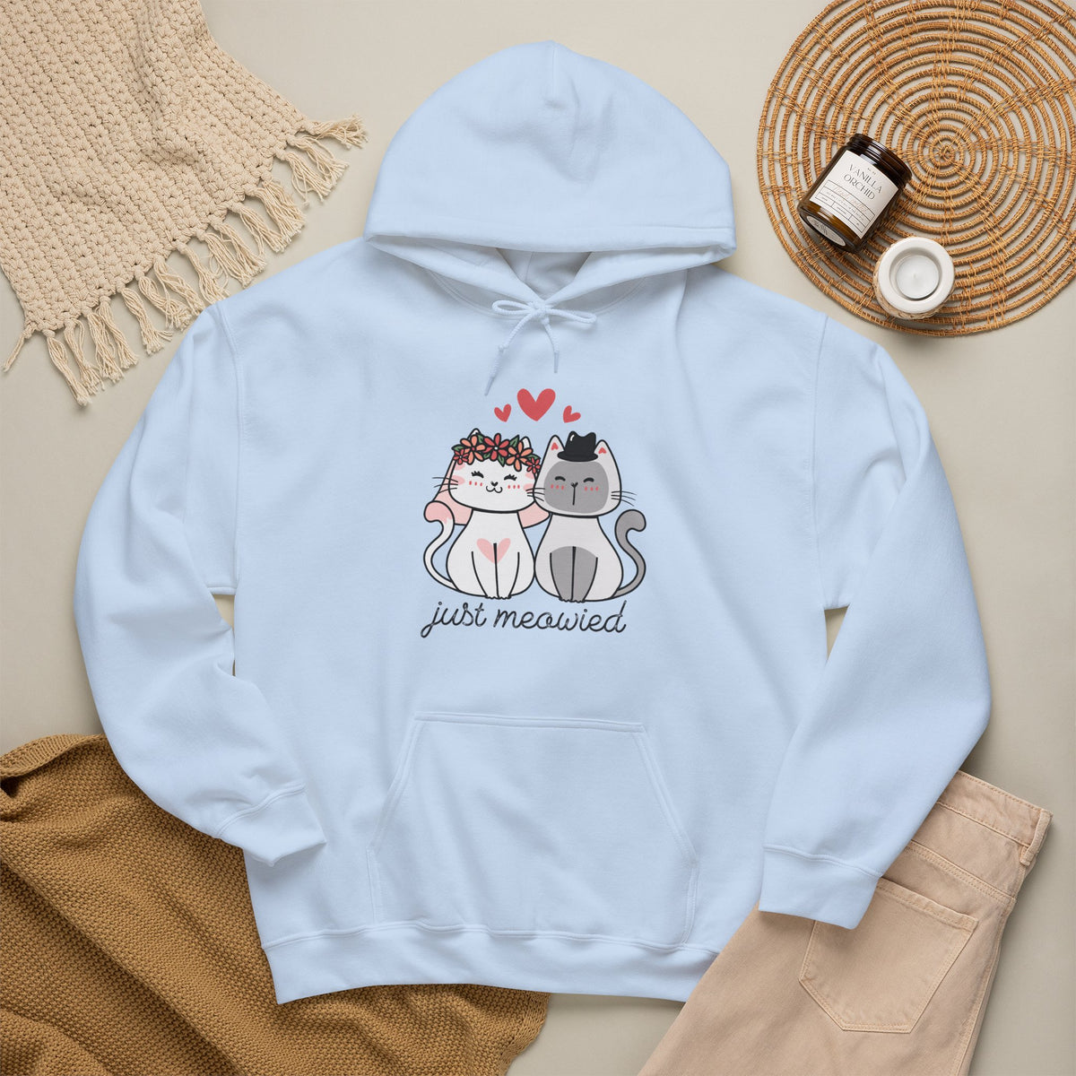Just Meowied Cats Hoodie Sweatshirt