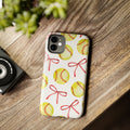 Coquette Softball Tough iPhone Case