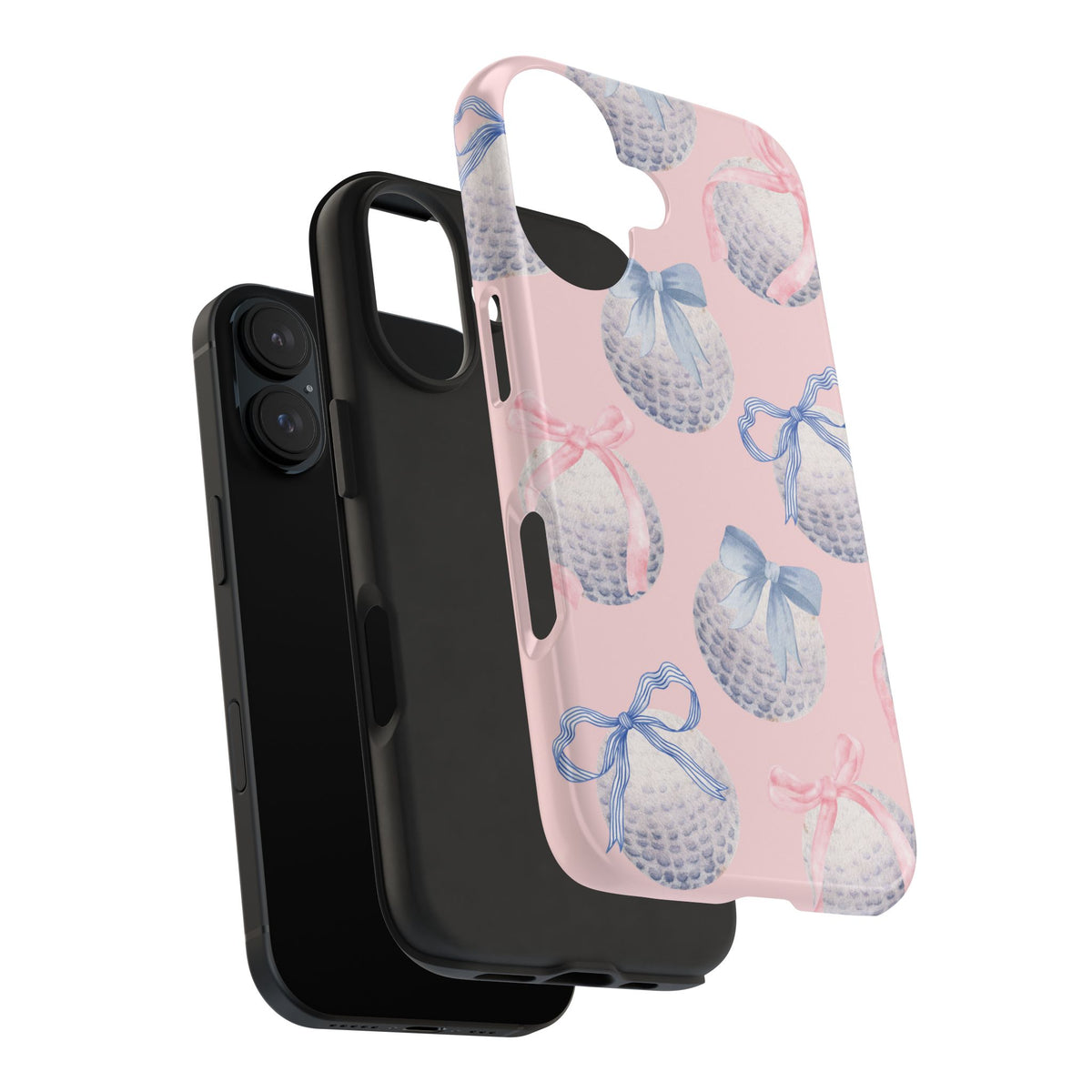 Coquette Bow Golf Balls iPhone Case