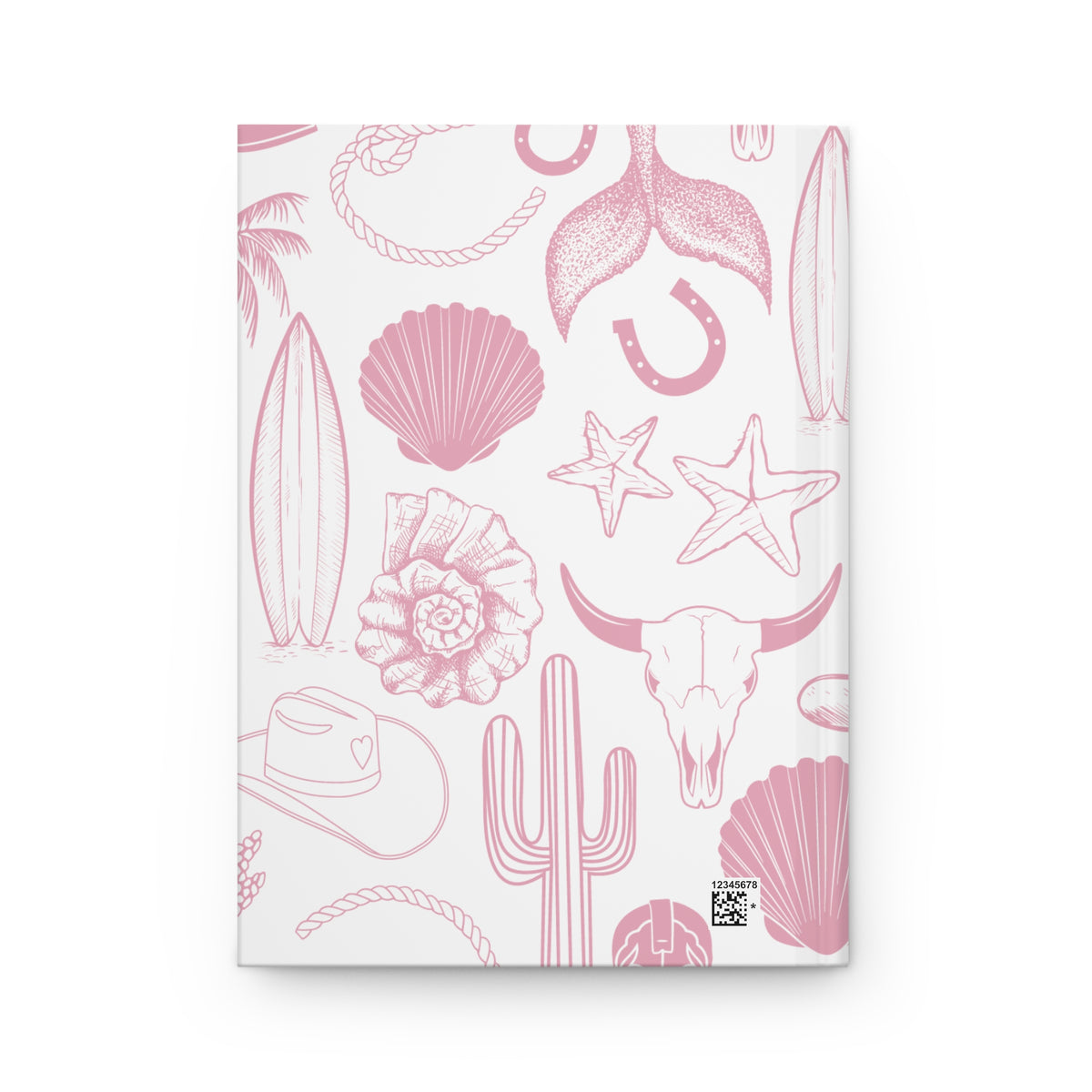Pink Coastal Cowgirl Hardcover Journal