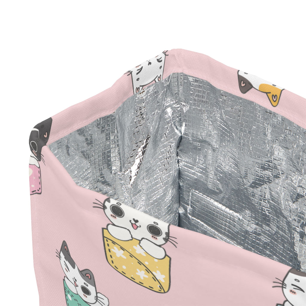 Cute Pocket Cats Lunch Bag