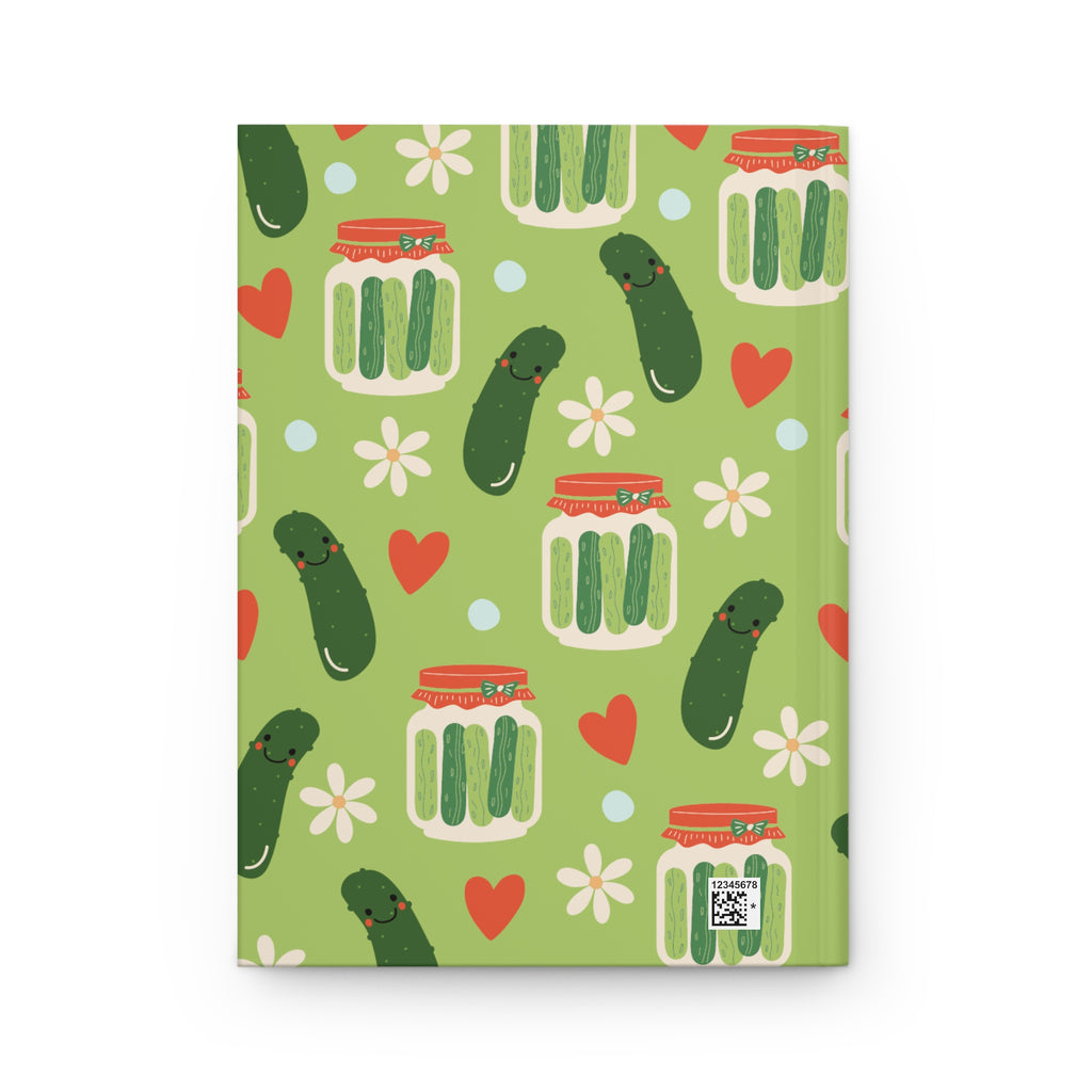 Kawaii Pickles Hardcover Journal