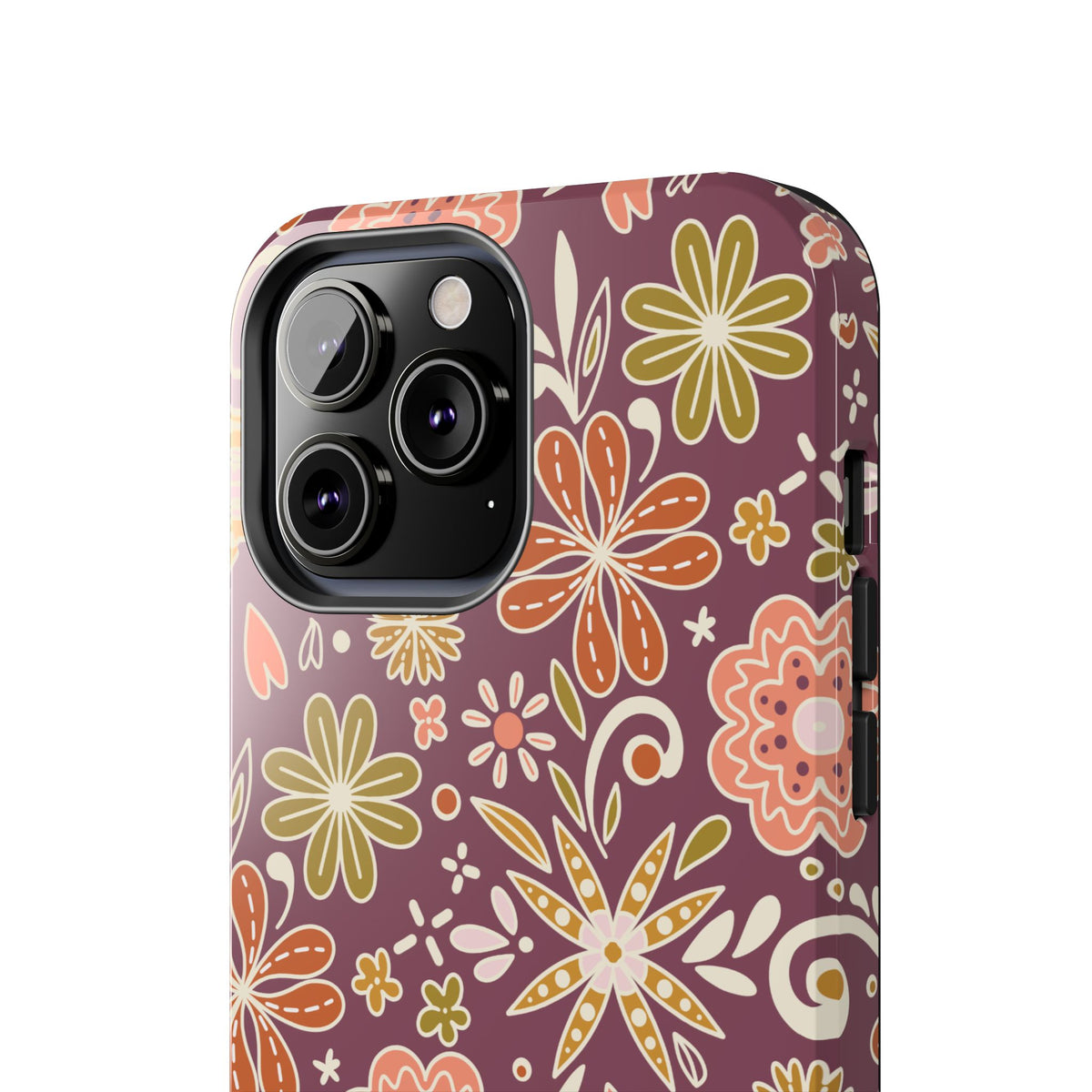 Boho Floral Tough iPhone Case