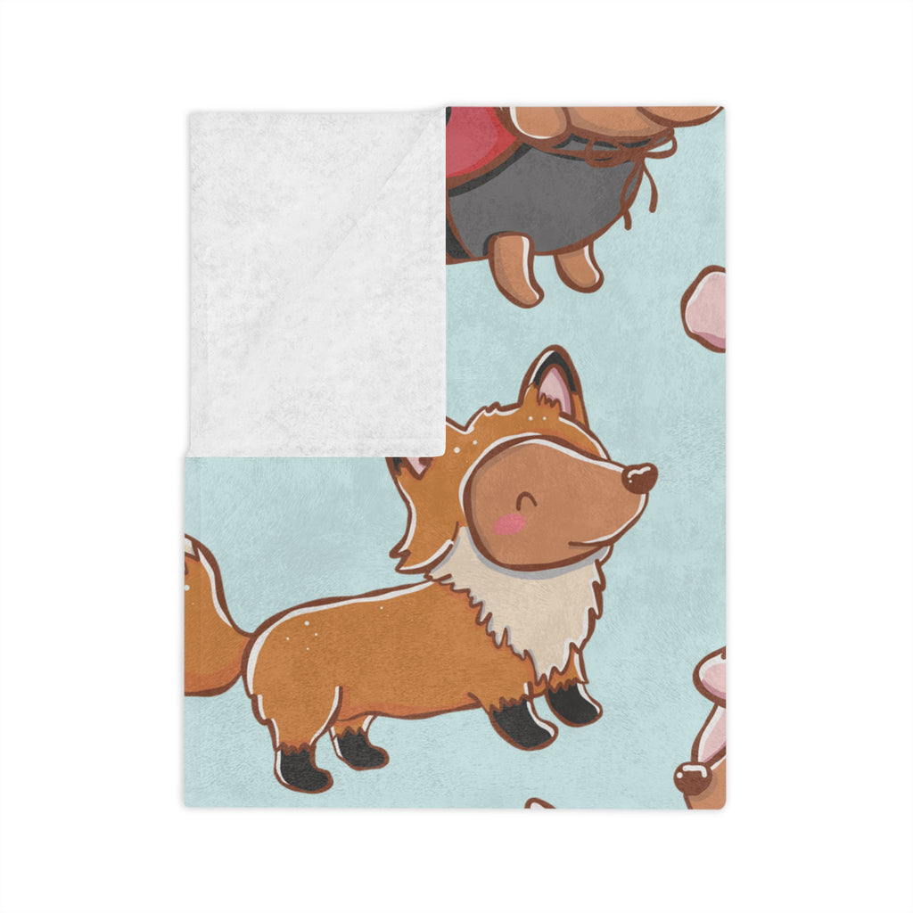 Dressed Up Dachshunds Super Soft Throw Blanket