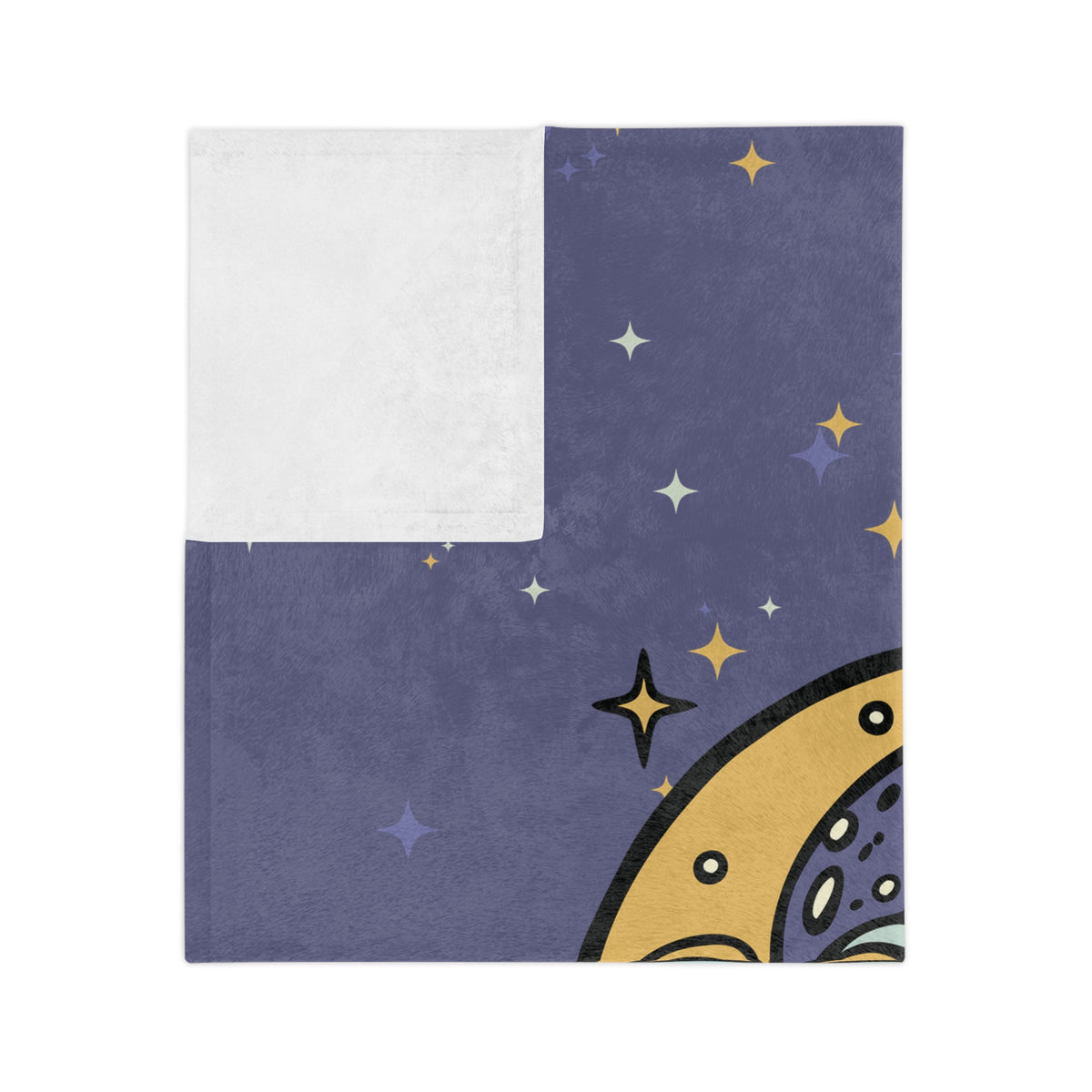 Celestial Moon Bible Verse Throw Blanket