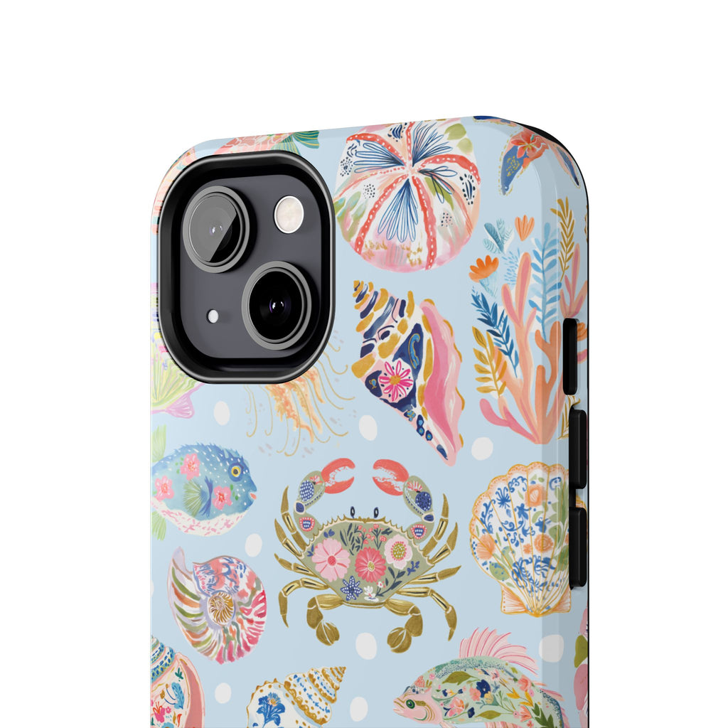 Watercolor Floral Beach Tough iPhone Case