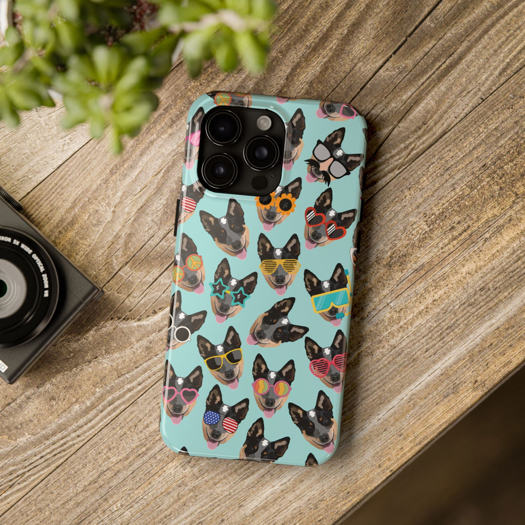 Funny Blue Heelers Tough iPhone Case