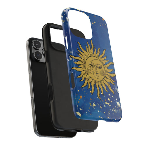 Celestial Sun & Moon Tough iPhone Case