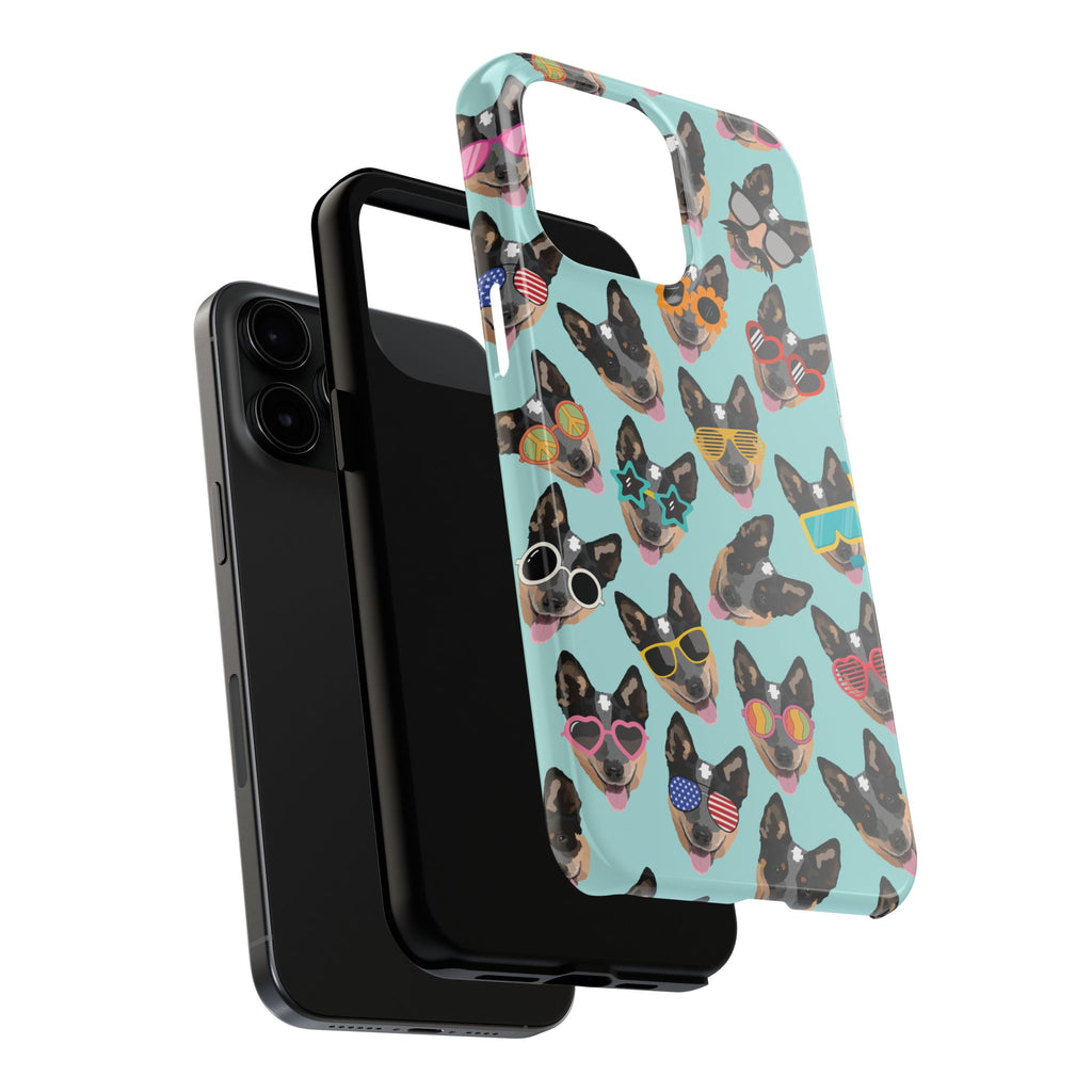 Funny Blue Heelers Tough iPhone Case