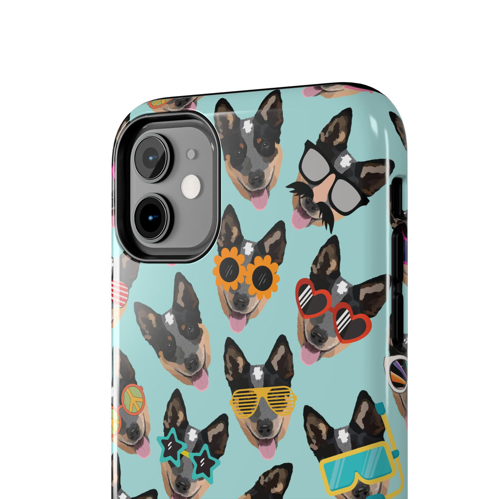 Funny Blue Heelers Tough iPhone Case