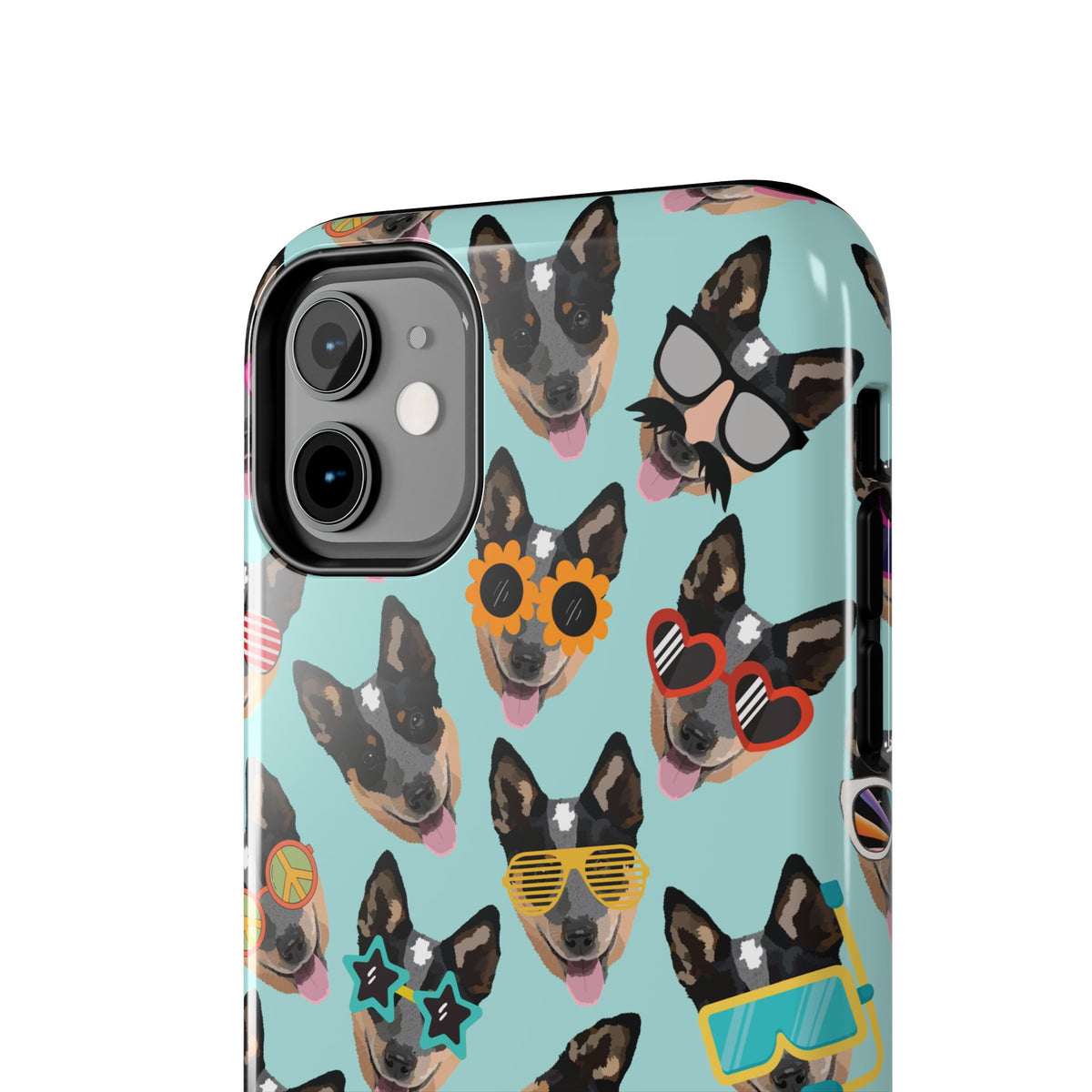 Funny Blue Heelers Tough iPhone Case