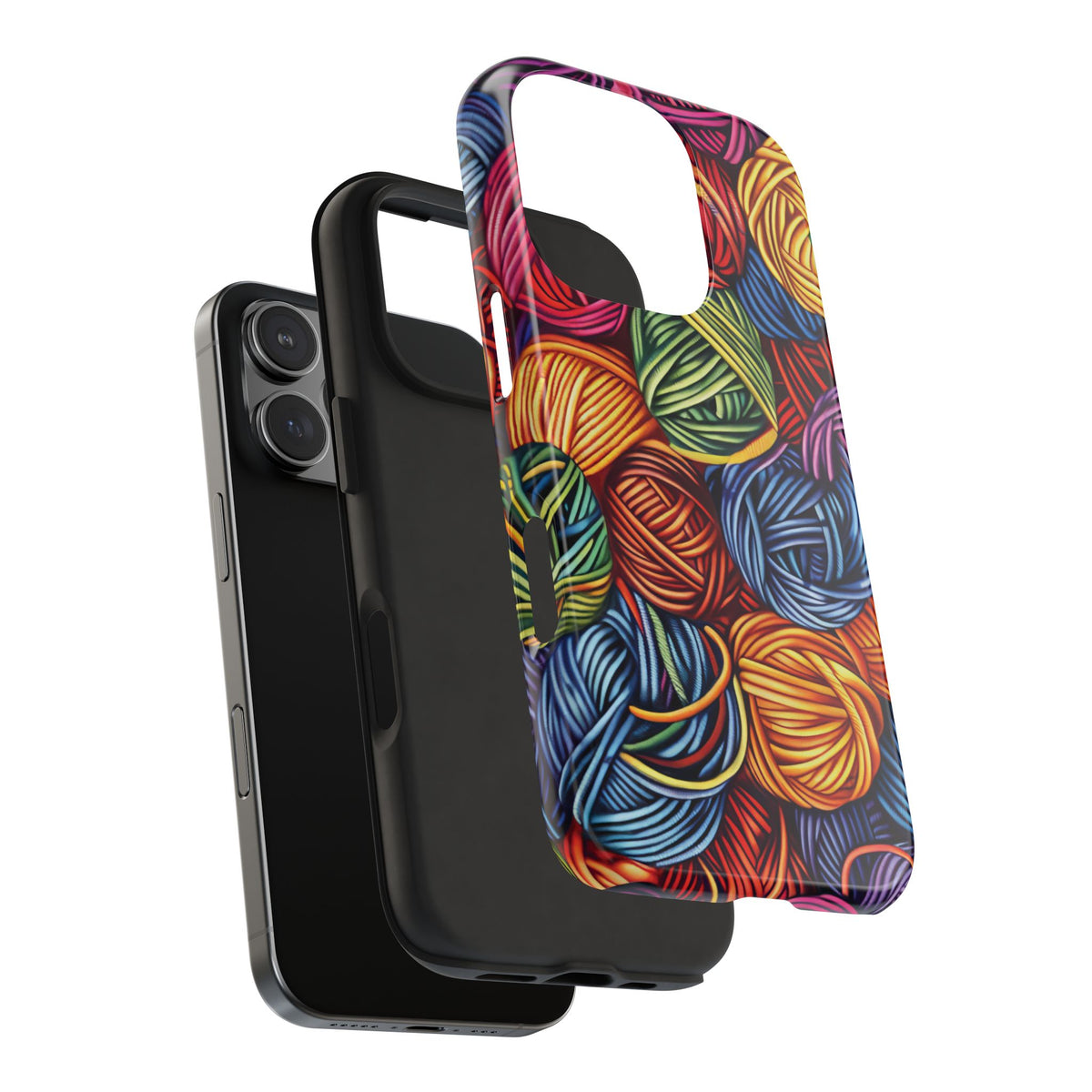 Rainbow Yarn Tough iPhone Case