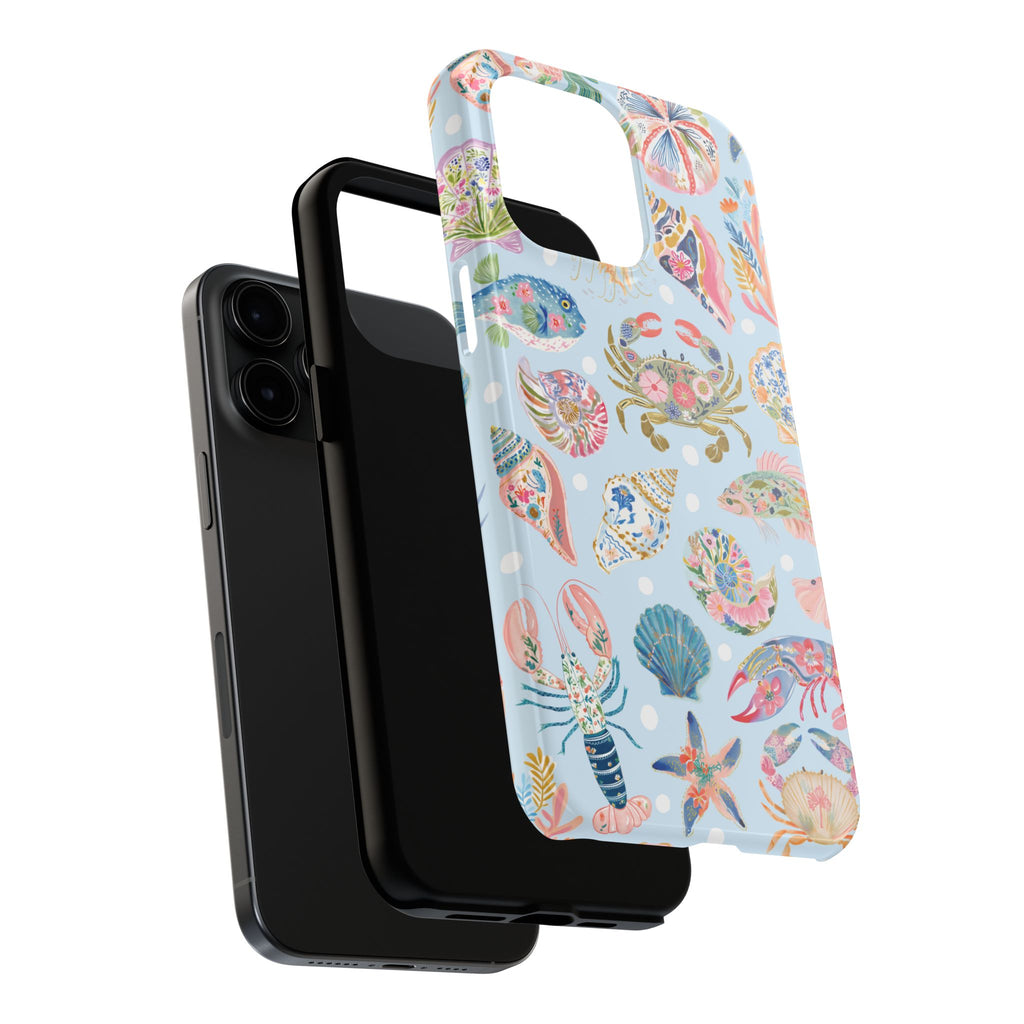 Watercolor Floral Beach Tough iPhone Case
