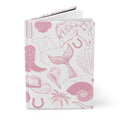 Pink Coastal Cowgirl Hardcover Journal