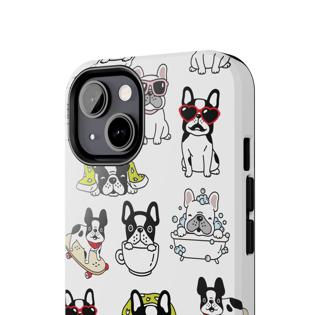 Frenchie Pups Tough iPhone Case