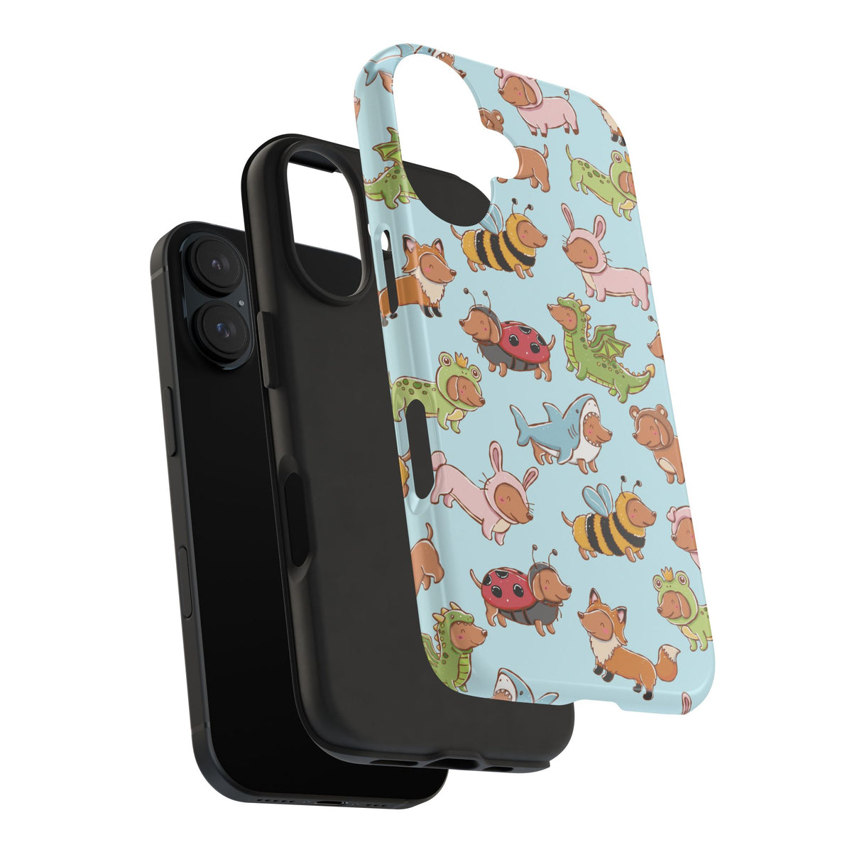 Dressed Up Dachshunds Tough iPhone Case