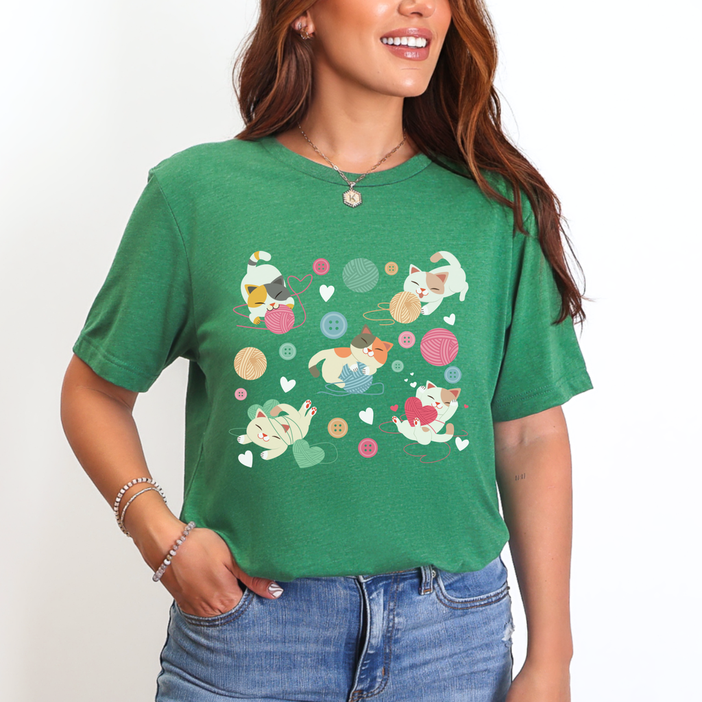 Yarn Cats Women's Graphic Tee