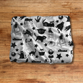 Crazy Black Cats Super Soft Throw Blanket