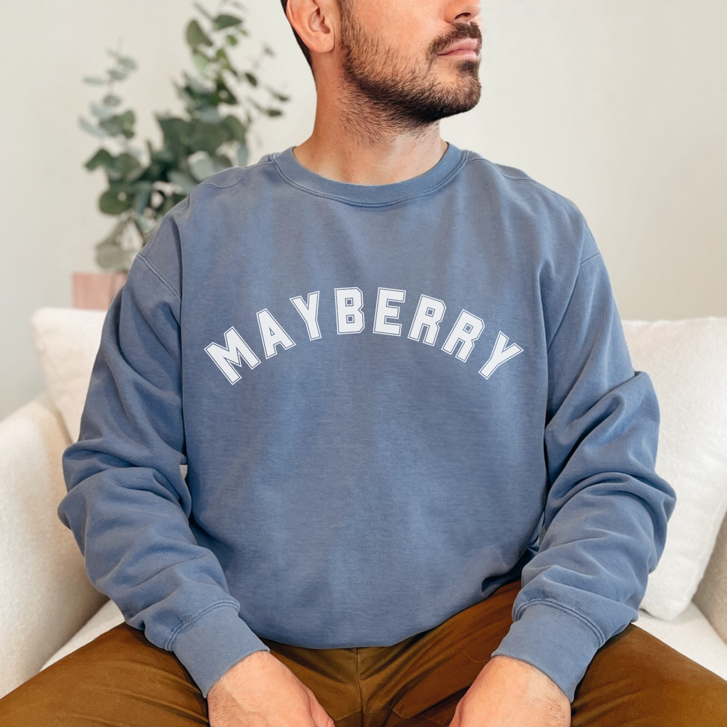 Mayberry Collegiate Comfort Colors Unisex Sweatshirt