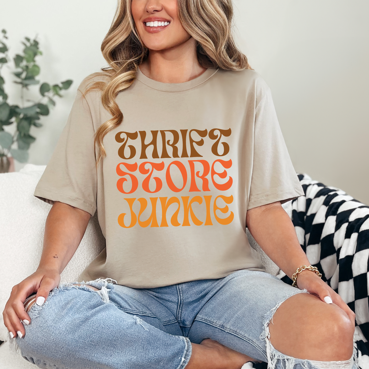 Thrift Store Junkie Graphic Tee