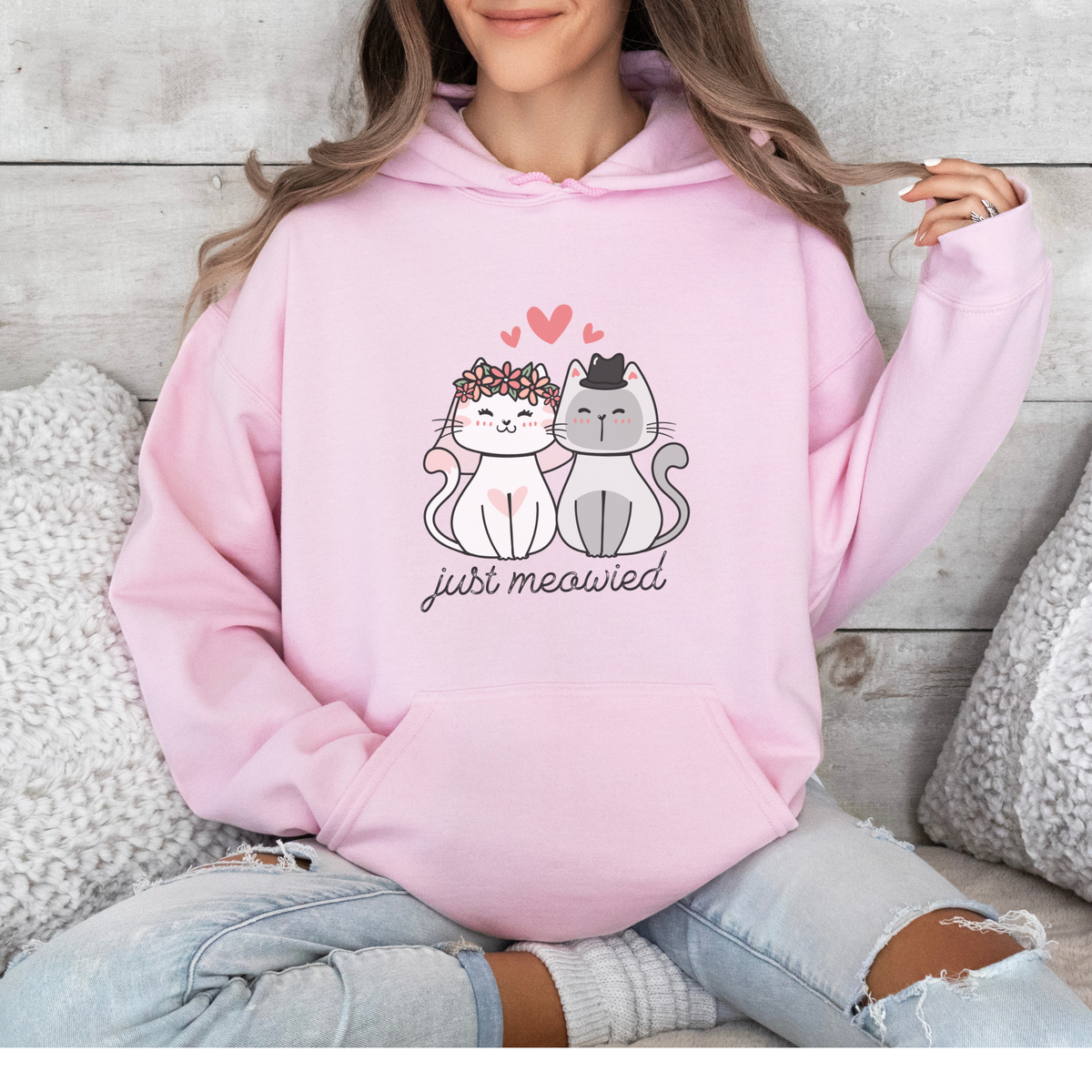 Just Meowied Cats Hoodie Sweatshirt