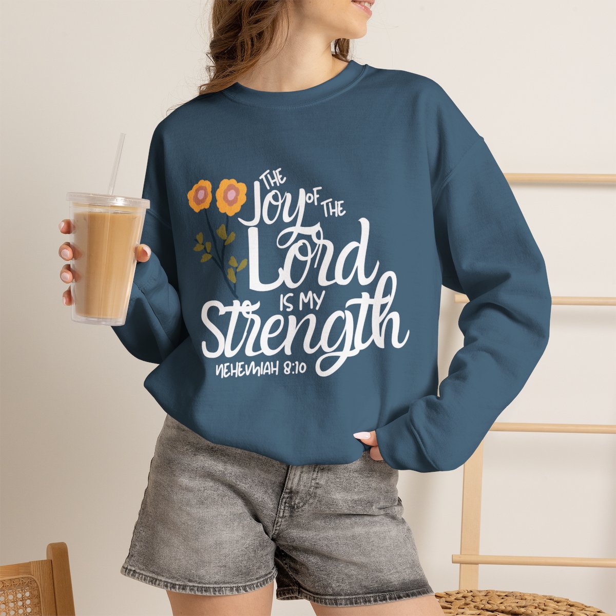 The Joy of the Lord is My Strength Crewneck Sweatshirt