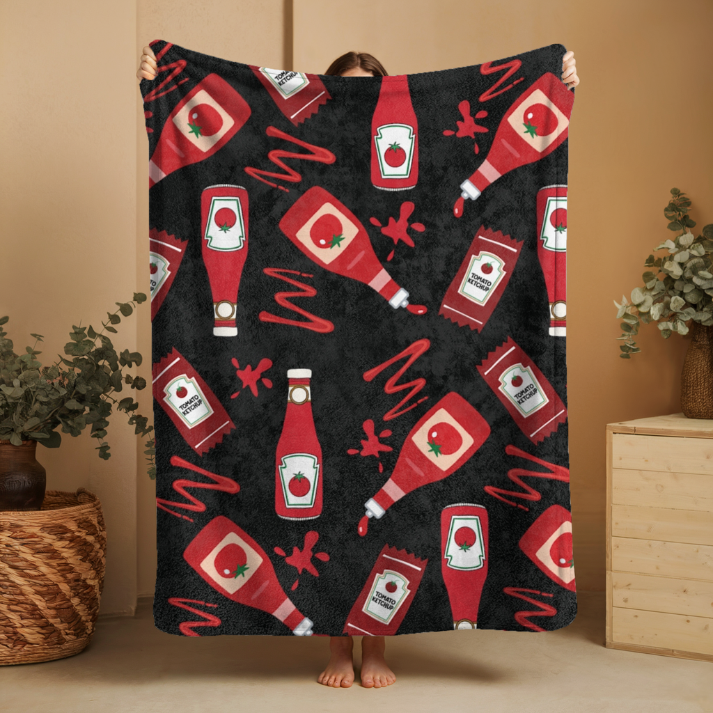 Ketchup Lover Super Soft Throw Blanket